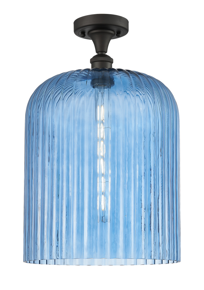 Bridal Veil - 1 Light - 5 inch - Oil Rubbed Bronze - Semi-Flush Mount