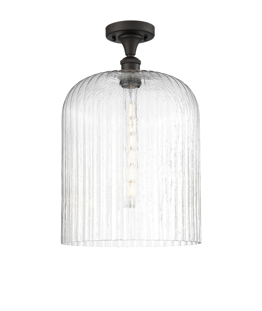 Bridal Veil - 1 Light - 5 inch - Oil Rubbed Bronze - Semi-Flush Mount