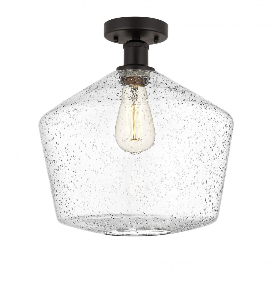 Cindyrella - 1 Light - 12 inch - Oil Rubbed Bronze - Semi-Flush Mount