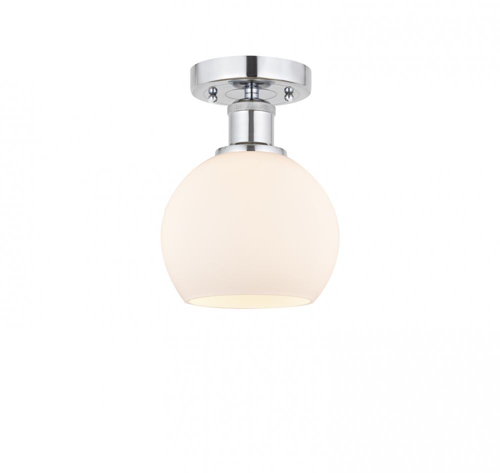 Athens - 1 Light - 6 inch - Polished Chrome - Semi-Flush Mount