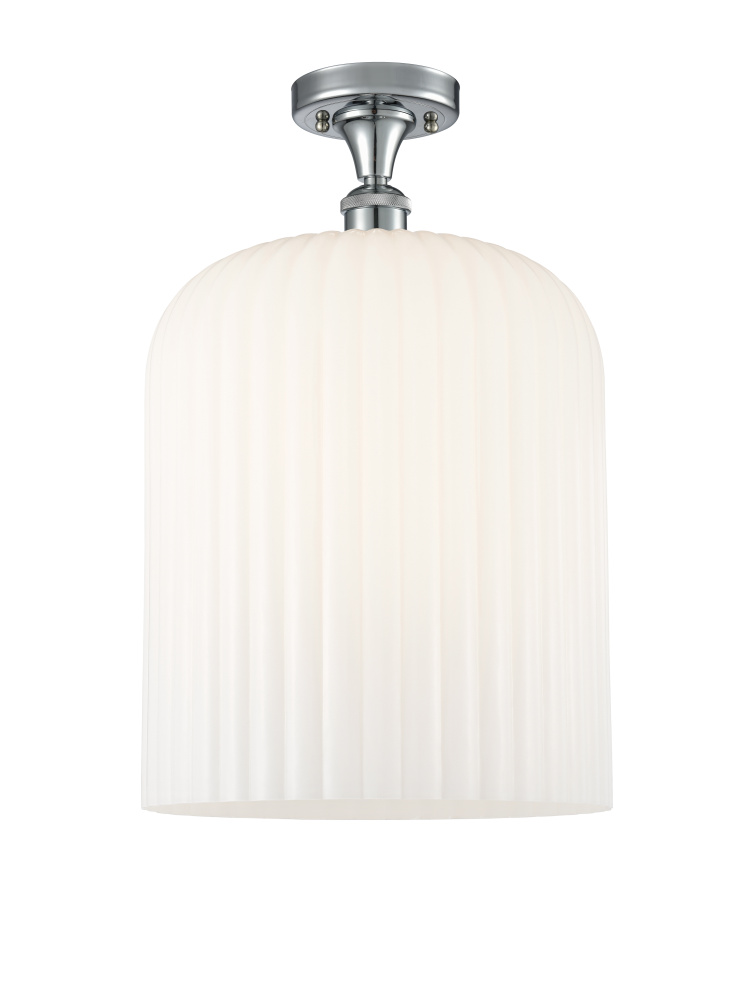 Bridal Veil - 1 Light - 5 inch - Polished Chrome - Semi-Flush Mount