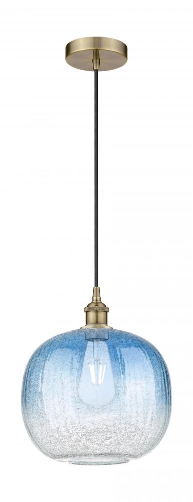 Brookhaven Sphere - 1 Light - 11 inch - Antique Brass - Cord hung - Mini Pendant