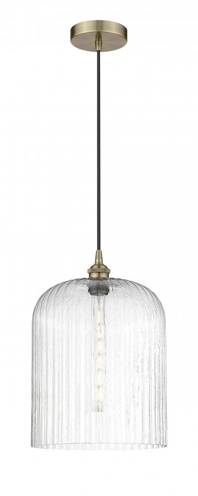 Bridal Veil - 1 Light - 5 inch - Antique Brass - Cord hung - Mini Pendant