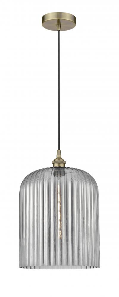 Bridal Veil - 1 Light - 5 inch - Antique Brass - Cord hung - Mini Pendant