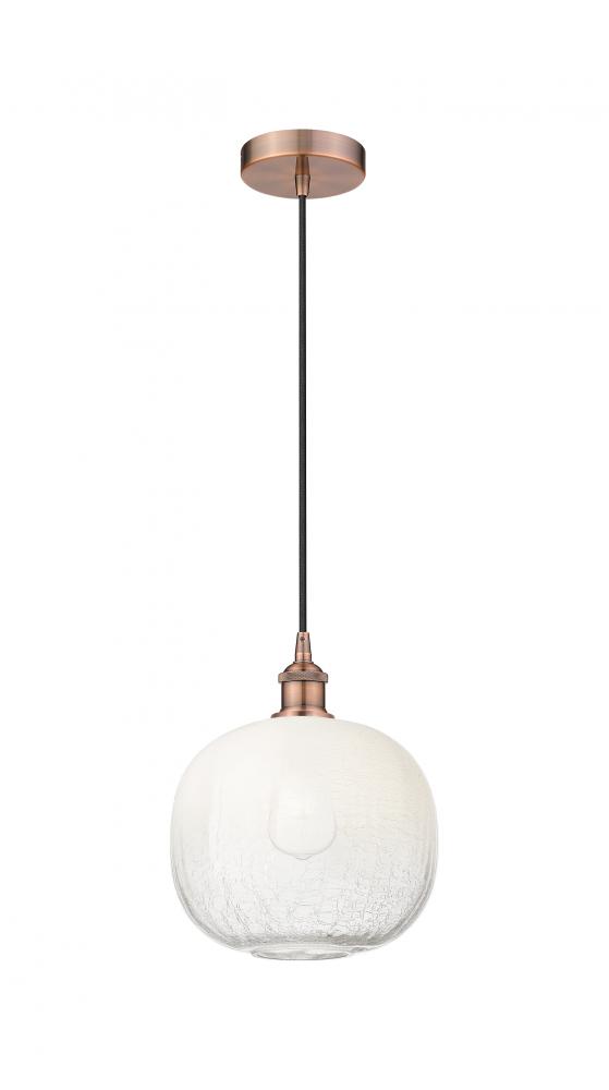 Brookhaven Sphere - 1 Light - 11 inch - Antique Copper - Cord hung - Mini Pendant