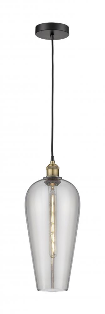 Chelsea - 1 Light - 8 inch - Black Antique Brass - Cord hung - Mini Pendant