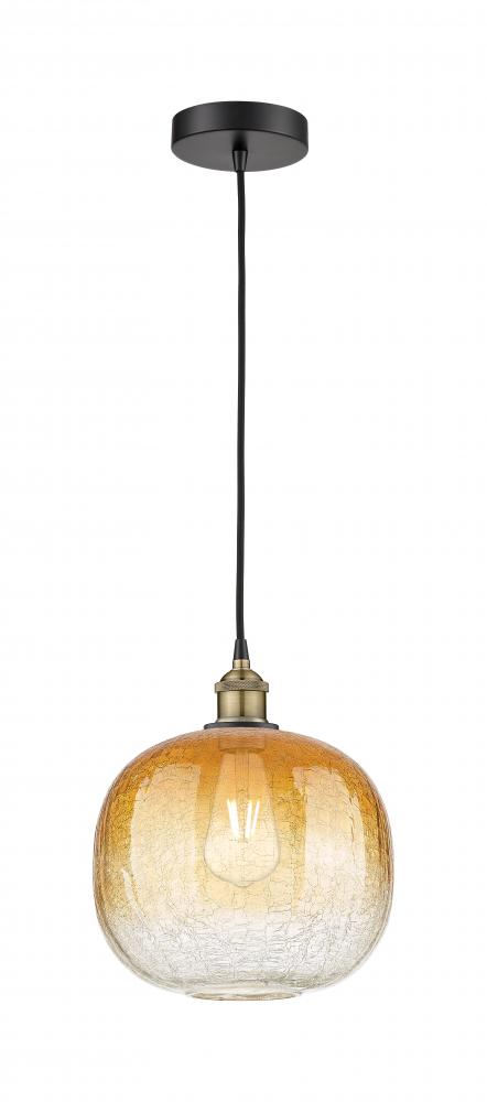Brookhaven Sphere - 1 Light - 11 inch - Black Antique Brass - Cord hung - Mini Pendant