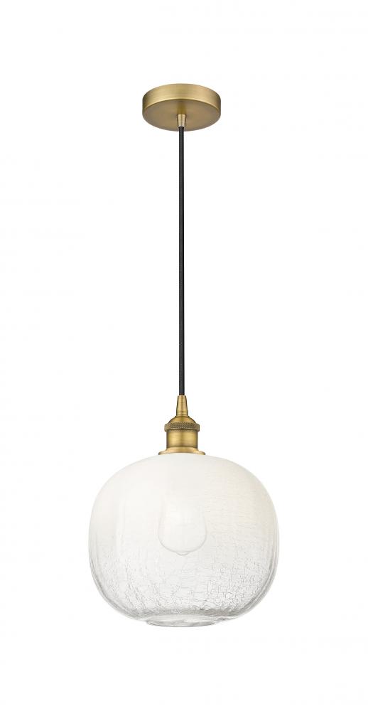 Brookhaven Sphere - 1 Light - 11 inch - Brushed Brass - Cord hung - Mini Pendant