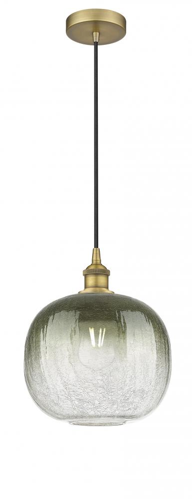 Brookhaven Sphere - 1 Light - 11 inch - Brushed Brass - Cord hung - Mini Pendant