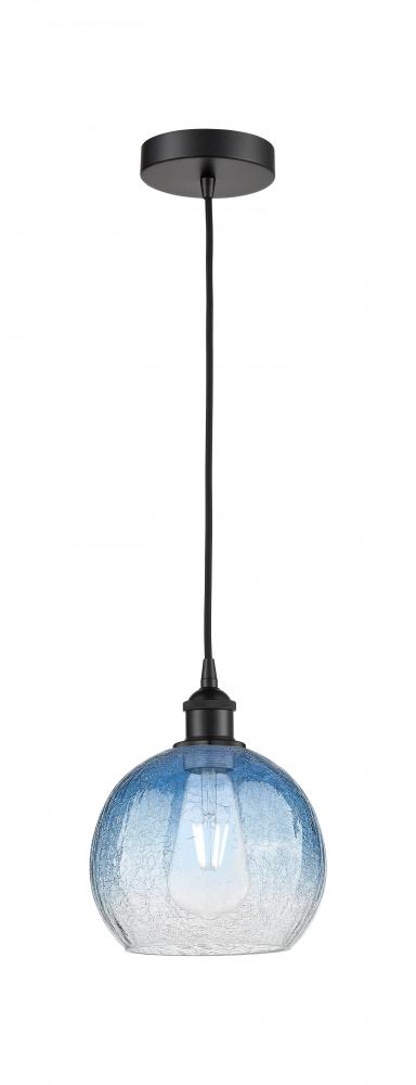 Brookhaven Globe - 1 Light - 8 inch - Matte Black - Cord hung - Mini Pendant