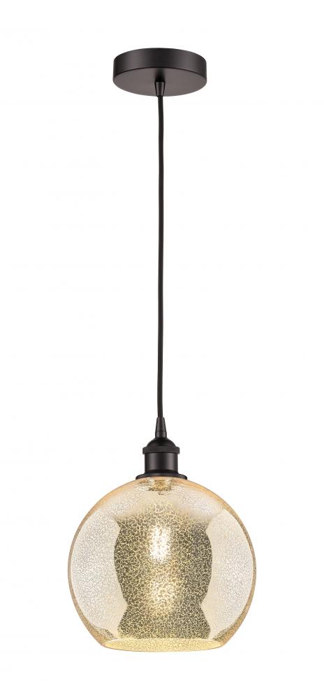 Athens - 1 Light - 10 inch - Oil Rubbed Bronze - Cord hung - Mini Pendant
