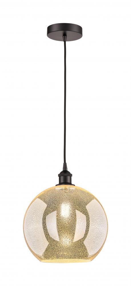 Athens - 1 Light - 12 inch - Oil Rubbed Bronze - Cord hung - Mini Pendant