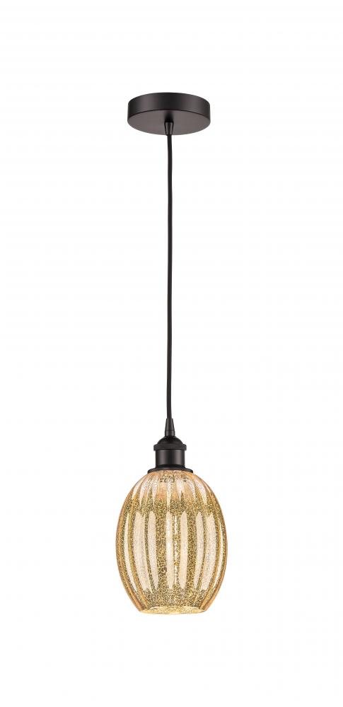 Preston Bulb - 1 Light - 6 inch - Oil Rubbed Bronze - Cord hung - Mini Pendant
