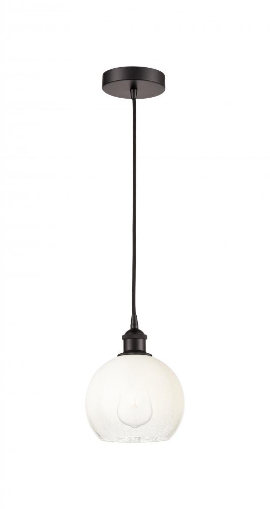 Brookhaven Globe - 1 Light - 8 inch - Oil Rubbed Bronze - Cord hung - Mini Pendant