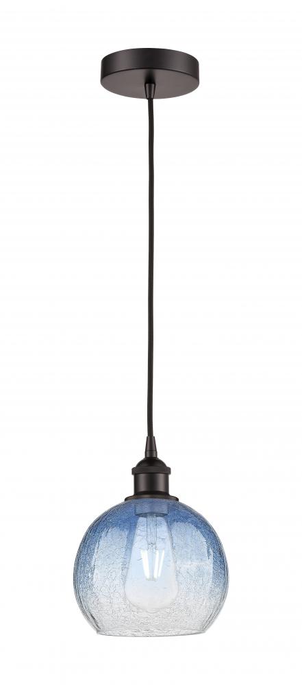 Brookhaven Globe - 1 Light - 8 inch - Oil Rubbed Bronze - Cord hung - Mini Pendant