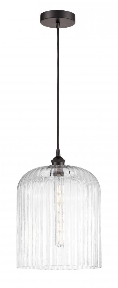 Bridal Veil - 1 Light - 5 inch - Oil Rubbed Bronze - Cord hung - Mini Pendant