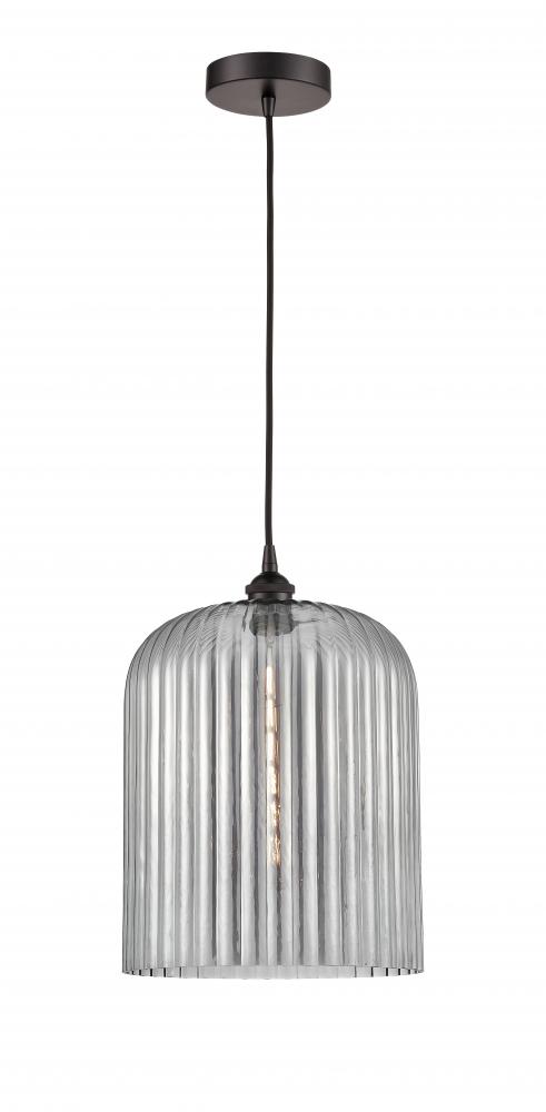 Bridal Veil - 1 Light - 5 inch - Oil Rubbed Bronze - Cord hung - Mini Pendant