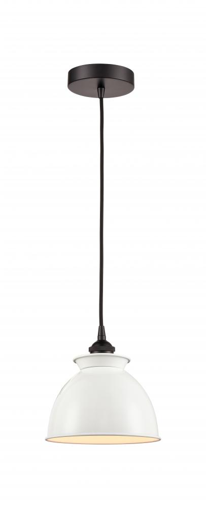 Adirondack - 1 Light - 8 inch - Oil Rubbed Bronze - Cord hung - Mini Pendant