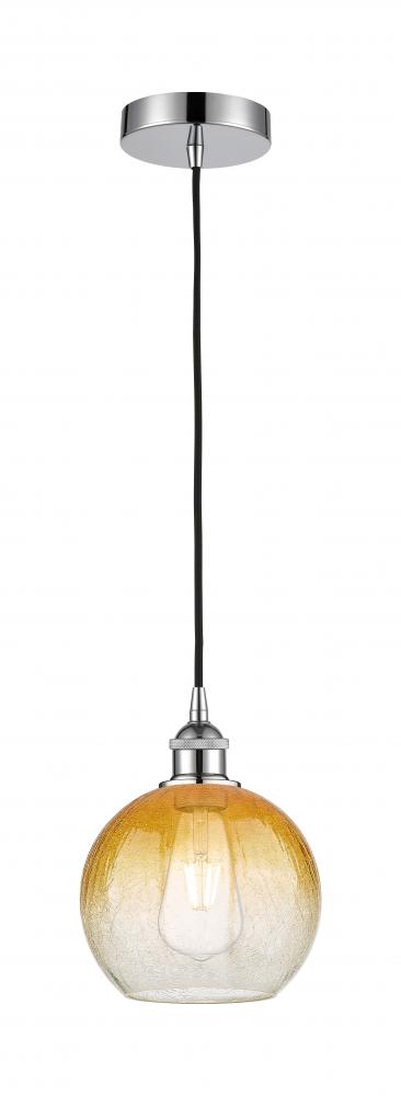 Brookhaven Globe - 1 Light - 8 inch - Polished Chrome - Cord hung - Mini Pendant