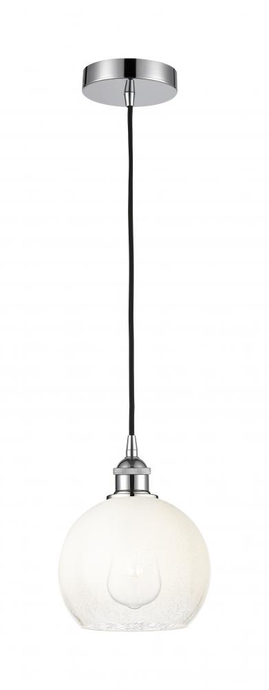 Brookhaven Globe - 1 Light - 8 inch - Polished Chrome - Cord hung - Mini Pendant