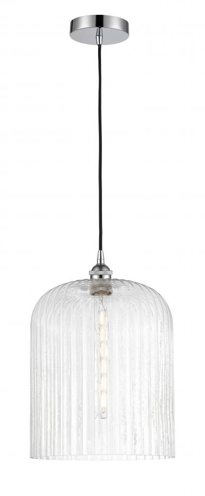 Bridal Veil - 1 Light - 5 inch - Polished Chrome - Cord hung - Mini Pendant