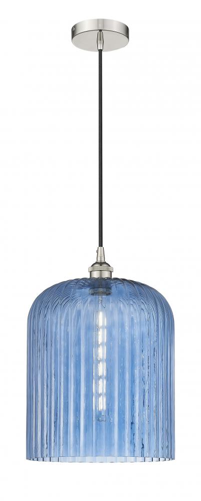 Bridal Veil - 1 Light - 5 inch - Polished Nickel - Cord hung - Mini Pendant