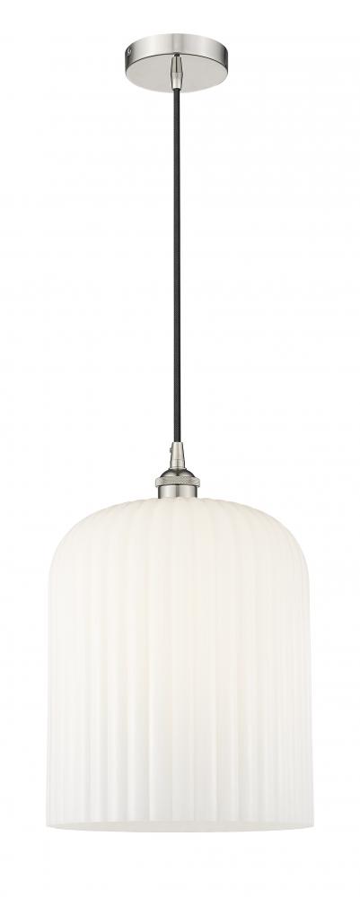 Bridal Veil - 1 Light - 5 inch - Polished Nickel - Cord hung - Mini Pendant