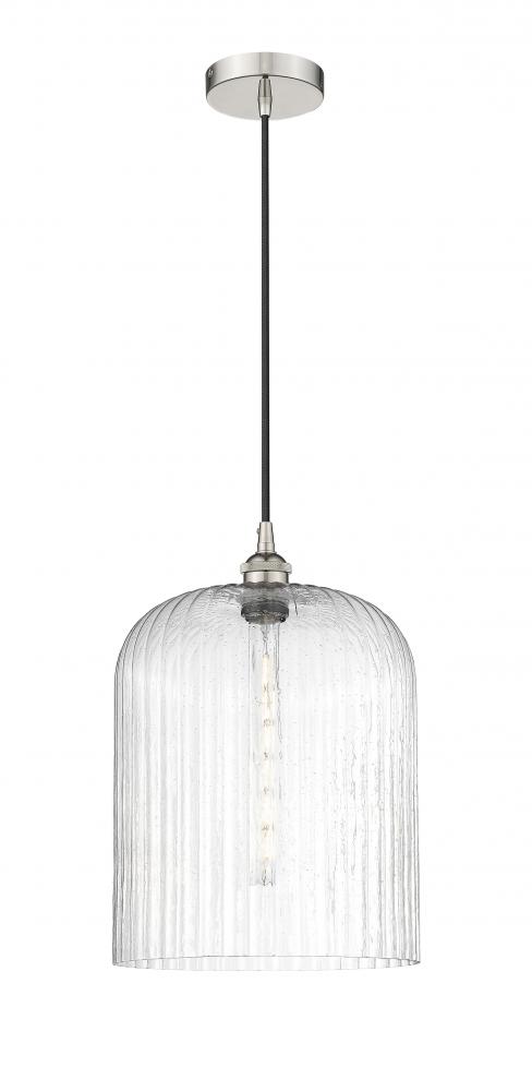 Bridal Veil - 1 Light - 5 inch - Polished Nickel - Cord hung - Mini Pendant