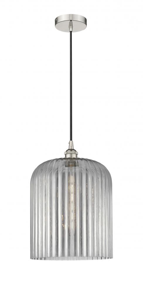 Bridal Veil - 1 Light - 5 inch - Polished Nickel - Cord hung - Mini Pendant