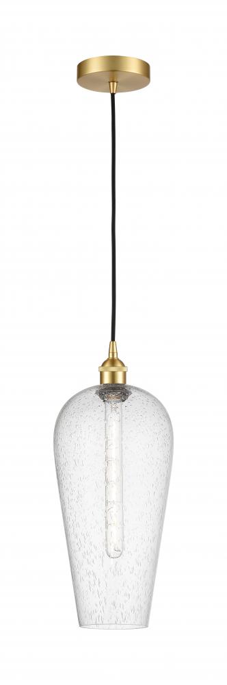 Chelsea - 1 Light - 8 inch - Satin Gold - Cord hung - Mini Pendant