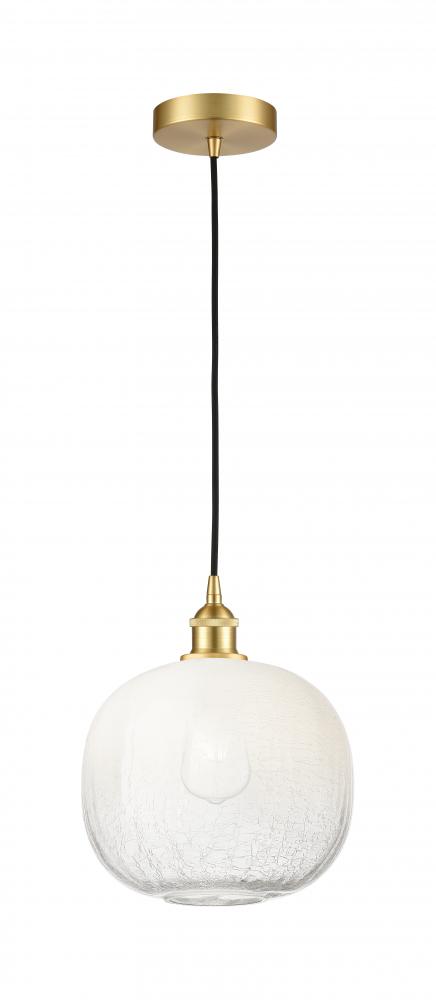 Brookhaven Sphere - 1 Light - 11 inch - Satin Gold - Cord hung - Mini Pendant
