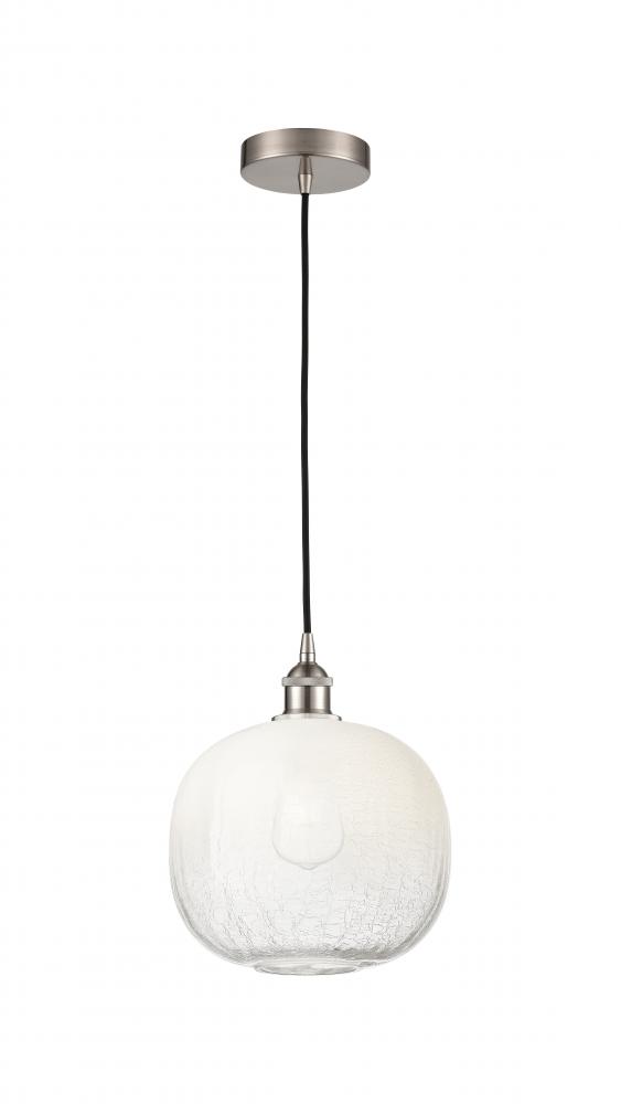 Brookhaven Sphere - 1 Light - 11 inch - Brushed Satin Nickel - Cord hung - Mini Pendant