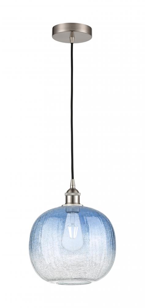 Brookhaven Sphere - 1 Light - 11 inch - Brushed Satin Nickel - Cord hung - Mini Pendant