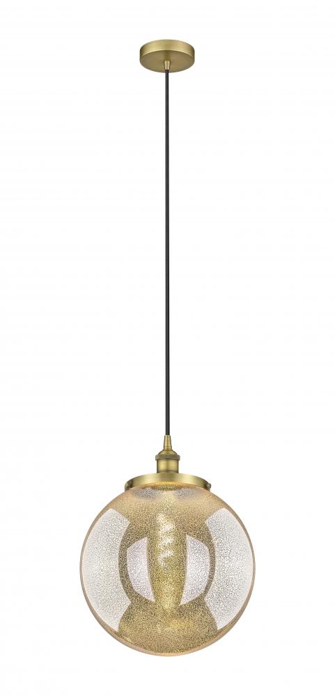 Beacon - 1 Light - 14 inch - Brushed Brass - Mini Pendant