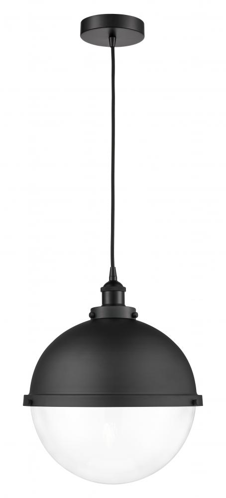 Hampden - 1 Light - 13 inch - Matte Black - Cord hung - Pendant