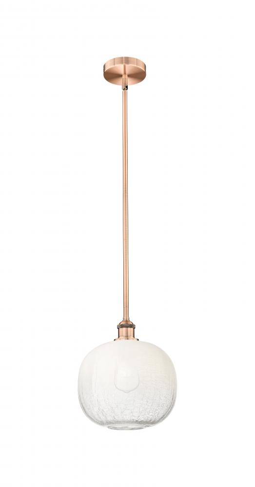 Brookhaven Sphere - 1 Light - 11 inch - Antique Copper - Stem hung - Mini Pendant