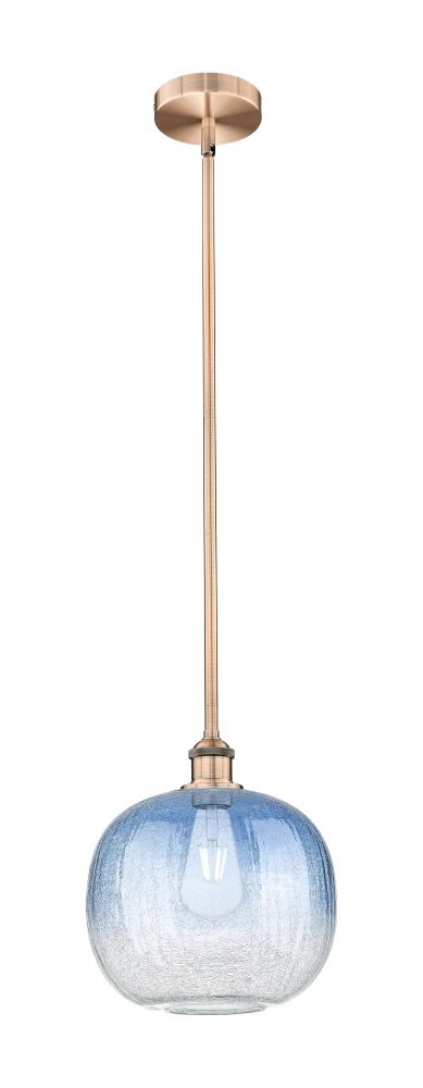 Brookhaven Sphere - 1 Light - 11 inch - Antique Copper - Stem hung - Mini Pendant