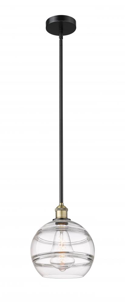 Rochester - 1 Light - 10 inch - Black Antique Brass - Stem hung - Mini Pendant