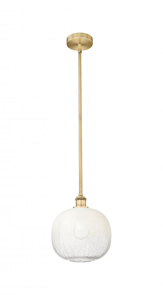 Brookhaven Sphere - 1 Light - 11 inch - Brushed Brass - Stem hung - Mini Pendant