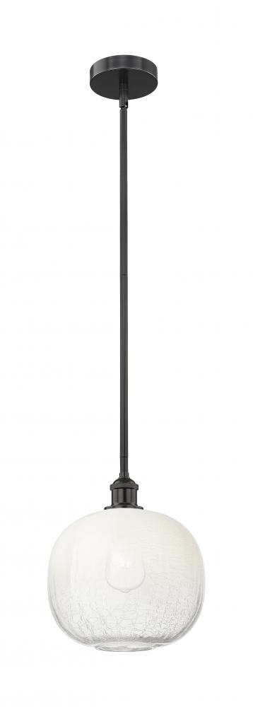 Brookhaven Sphere - 1 Light - 11 inch - Matte Black - Stem hung - Mini Pendant