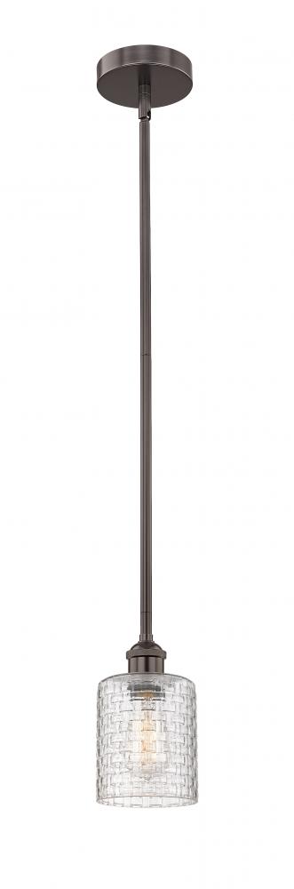 Cobbleskill - 1 Light - 5 inch - Oil Rubbed Bronze - Stem hung - Mini Pendant
