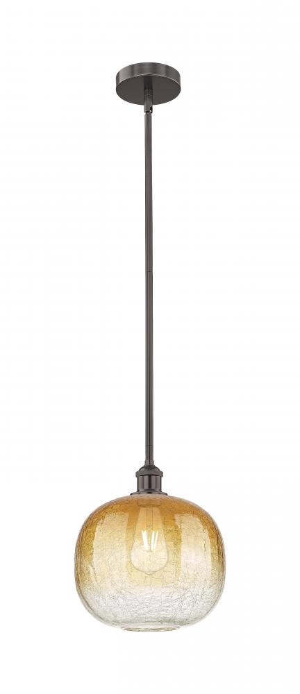 Brookhaven Sphere - 1 Light - 11 inch - Oil Rubbed Bronze - Stem hung - Mini Pendant