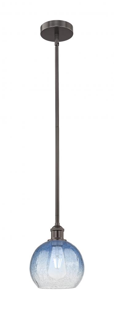 Brookhaven Globe - 1 Light - 8 inch - Oil Rubbed Bronze - Stem hung - Mini Pendant