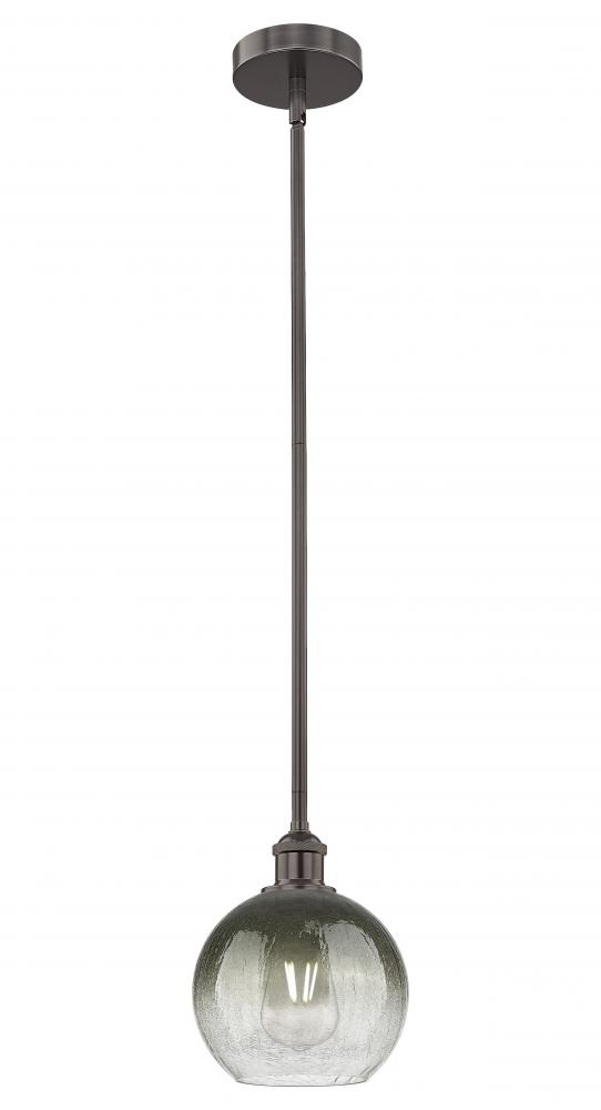 Brookhaven Globe - 1 Light - 8 inch - Oil Rubbed Bronze - Stem hung - Mini Pendant