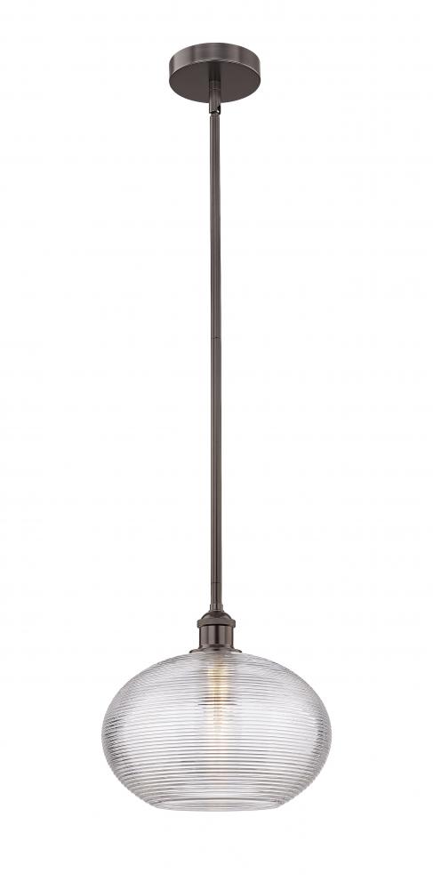 Ithaca - 1 Light - 12 inch - Oil Rubbed Bronze - Stem hung - Mini Pendant