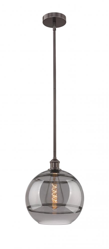 Rochester - 1 Light - 12 inch - Oil Rubbed Bronze - Stem hung - Mini Pendant