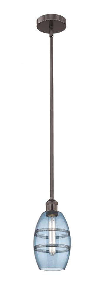 Vaz - 1 Light - 6 inch - Oil Rubbed Bronze - Stem hung - Mini Pendant