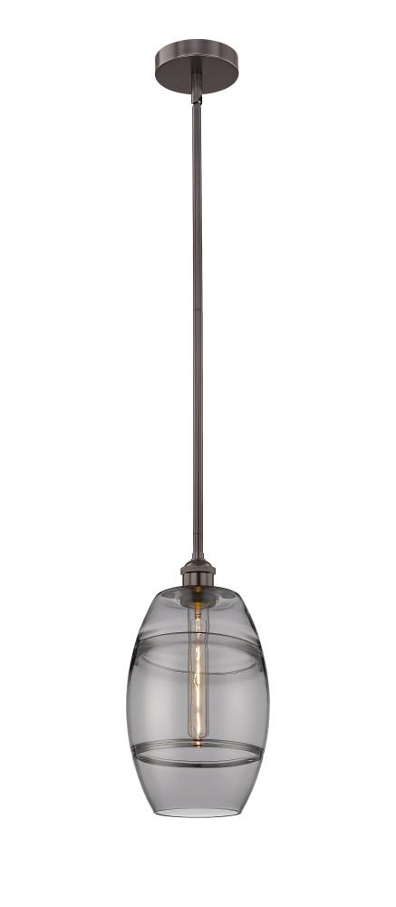 Vaz - 1 Light - 8 inch - Oil Rubbed Bronze - Stem hung - Mini Pendant