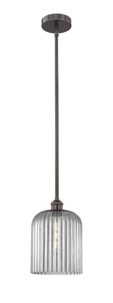 Bridal Veil - 1 Light - 5 inch - Oil Rubbed Bronze - Stem hung - Mini Pendant