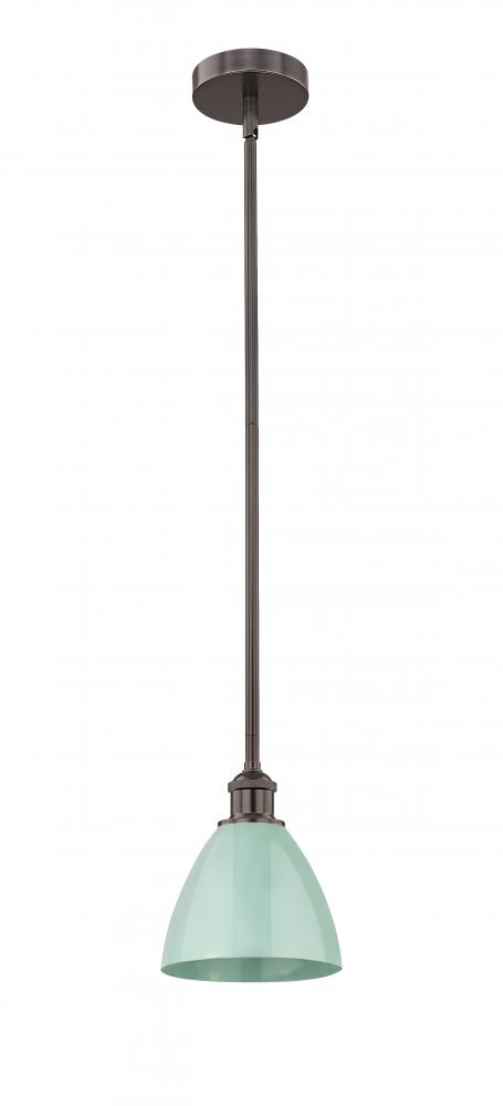 Plymouth - 1 Light - 8 inch - Oil Rubbed Bronze - Stem hung - Mini Pendant